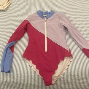 Marysia long sleeve bathing suit